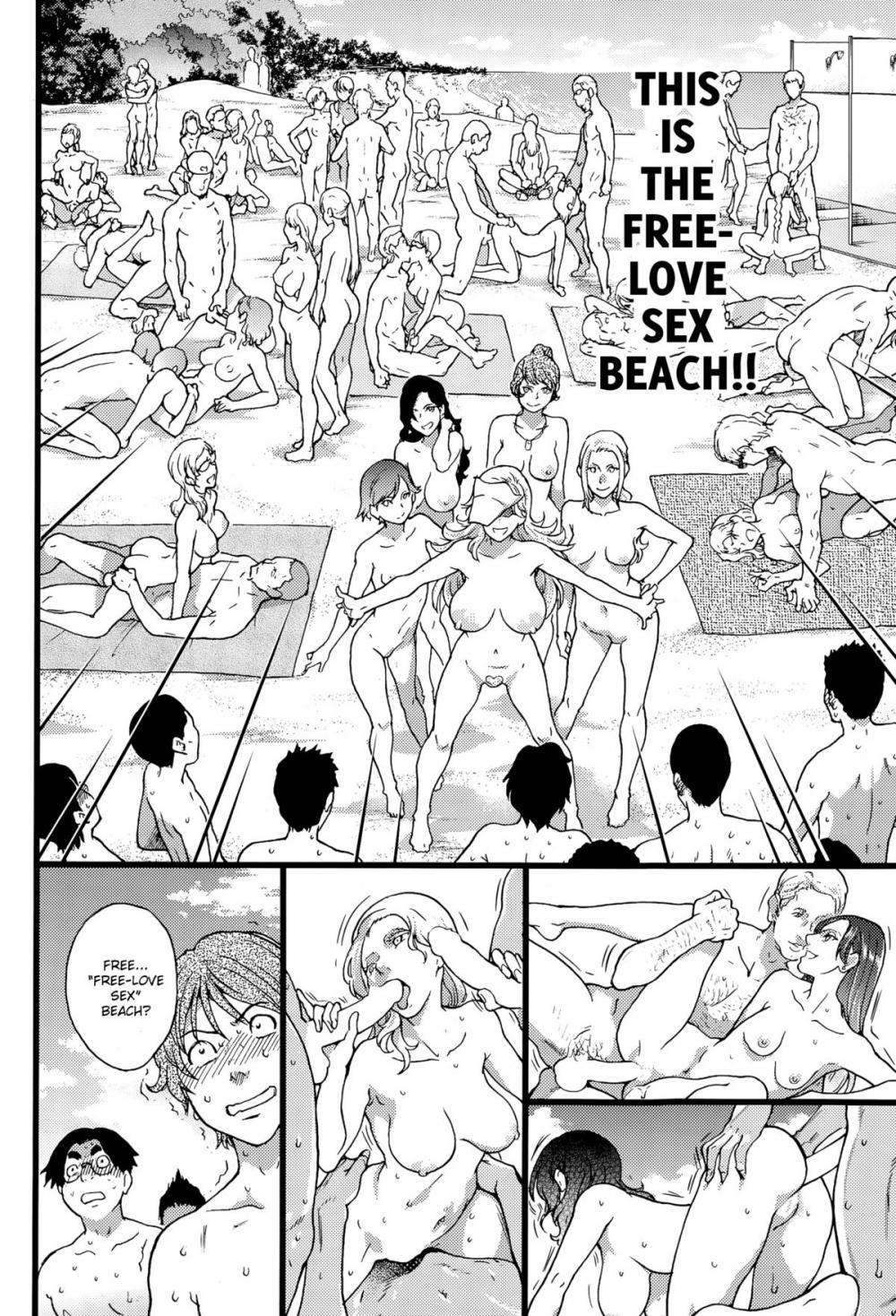 Hentai Manga Comic-Nudist Beach ni Shuugakuryokou de!!-Chapter 8-36